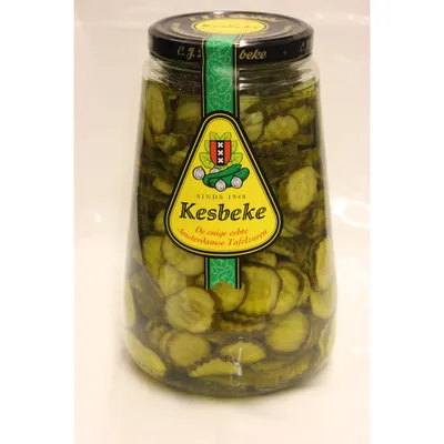 Produktbild von Kesbeke Dill-Chips 2650ml Glas (Dillgurkenscheiben)