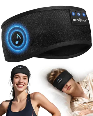 Produktbild von Schlafkopfhörer Bluetooth Schlaf Kopfhörer Seitenschläfer 𝟓-𝐢𝐧-𝟏 𝐦𝐮𝐥𝐭𝐢𝐟𝐮𝐧𝐤𝐭𝐢𝐨𝐧𝐚𝐥𝐞𝐫 𝐒𝐜𝐡𝐥𝐚𝐟𝐤𝐨𝐩𝐟𝐡ö𝐫𝐞 M Schwarzkohle