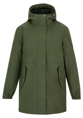 Imagen del producto de Chaqueta impermeable para mujer "Brielly", modelo RG13745 (talla 40 europea), color caqui oscuro/