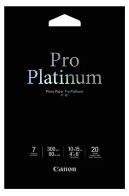 Image de Canon PT-101-10x15 (10x15cm, 20 feuilles, 300 g/m2)