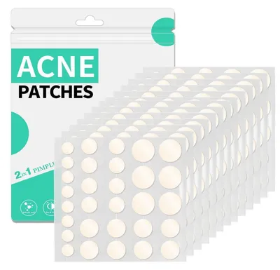 Produktbild von Pickel Patches Hydrokolloid mit Teebaumöl Tag & Nacht 300 Stück Rund