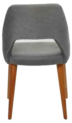 Produktbild von Grau-Brauner Designer Holzstuhl Esszimmerstühle s Holzgestell
