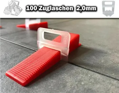 Zdjęcie produktu dla 100 uchwytów 2,0 mm – system poziomowania płytek KACHEL GOTT®