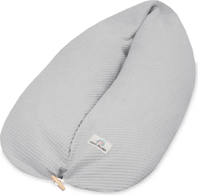 Produktbild von Julius Zöllner Waffelpiqué Light grey Stillkissen Nappi 190