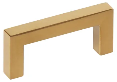 Produktbild von SOTECH Möbelgriff E8 Edelstahl Satin Gold Schrankgriff – Bohrabstand 64 mm (10 Stück)