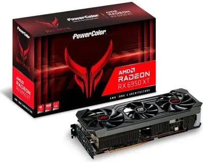 Produktbild von PowerColor Red Devil AXRX 6950XT 16GBD6-3DHE/OC, Radeon RX 6950XT, 16 GB, GDDR6, 256 Bit, 7680 x 4320 Pixel, PCI Express x16 4.0