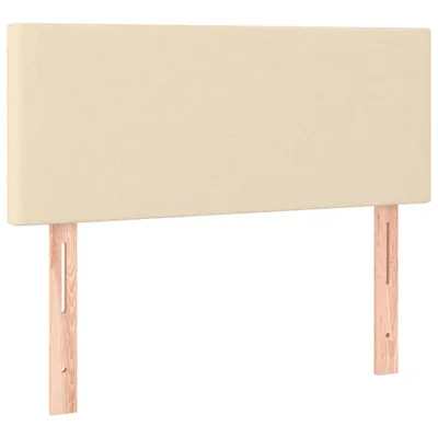 Image de vidaXL Tête de lit Crème 90x5x78/88 cm Tissu