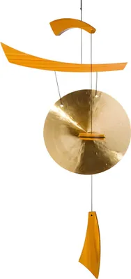 Produktbild von Woodstock Klangspiel Emperor Gong - Natur, Mittel, Asiatisch, Windspiel, Handgehämmerter Messing-Gong