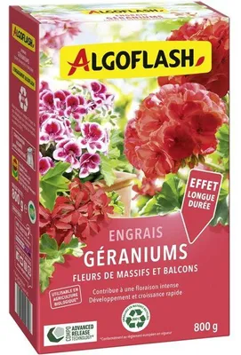 Produktbild von Geranien Dünger, ALGOFLASH Naturasol, Geranien, Beet- & Balkonblumen, 800 g, UAB