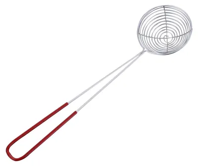 Absei-Schöpflöffel aus Edelstahl, Sieblöffel, 27 cm, spülmaschinenfest