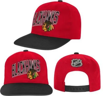 Produktbild von OUTERSTUFF Essentials Deadstock NHL Junior Snapback Cap, Chicago Blackhawks, Einheitsgröße