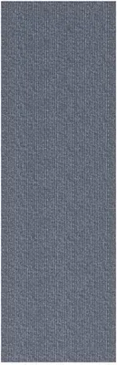 Produktbild von Hellgrauer Teppichläufer 80 x 400 cm für Flur, Küche und Wohnzimmer, rutschfest und waschbar, Stoffteppich mit Vliesoberfläche