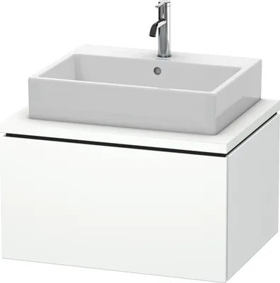 Produktbild von Konsolenunterschrank L-CUBE 400x720x547mm weiß matt weiß matt