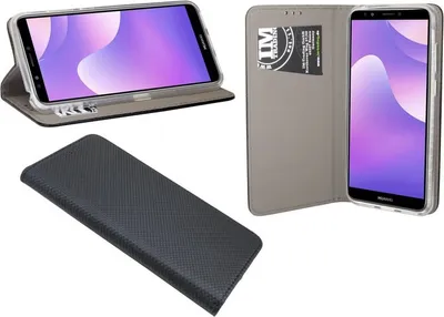Obrázek produktu pro Honor 7C Pro Pouzdro na mobilní telefon Flipové pouzdro Smartphone Ochranný kryt Black