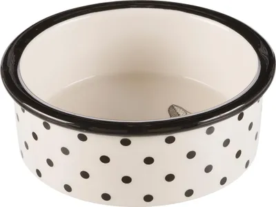 Produktbild von Keramiknapf 0,3 l/ø 12 cm weiß/schwarz