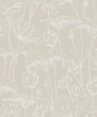Zdjęcie produktu dla Masureel Tapeta kwiaty brązowym - 631974 - 53 cm x 10.05 m