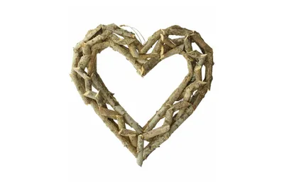 Produktbild von Herzhänger "Rattan", ca. Ø 40 cm