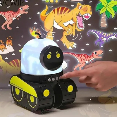 Productafbeelding van Sterrenhemelprojector, robot speelgoed voor kinderen, nachtlampje, robot LED sterrenhemel speelgoed voor kinderen en volwassenen, cadeau