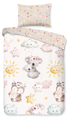 Produktbild von Duvet cover Good Morning 100x135 + 1* 40x60 cm - Animals with babies
