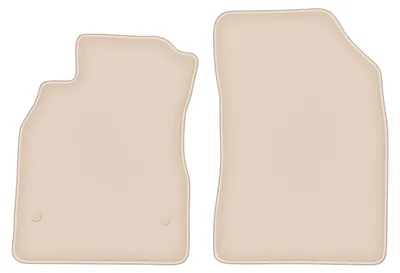Produktbild von DURBAN Beige Velours-Fußmatten vorne für Renault Fluence Limousine (2009-2016)
