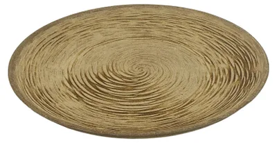 Obrázok produktu pre Drevený okrúhly podnos Drevo 29 cm, sústredné kruhy