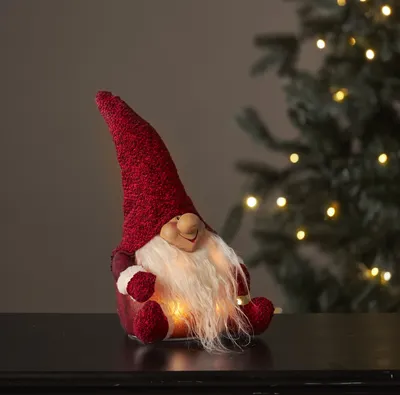 Zdjęcie produktu dla Star Trading Figurine Joylight, Lekka ozdoba, Czerwony, Biały, 4 szt., LED, 0,06 W, Ciepłe białe