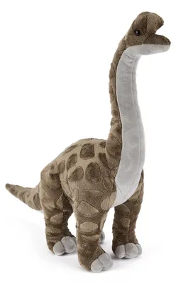 Image de Peluche Zappi Co pour enfants, rembourrée, douce et câline, faisant partie de la collection "Animaux de la savane", idéale pour les enfants (40 cm de profondeur) (Dinosaure Brachiosaure)