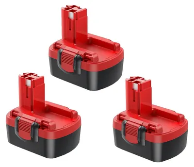 Immagine prodotto di Batterie ricaricabili, capacità di 4000 mAh, compatibili con utensili elettrici, 3 batterie da 4,0 Ah