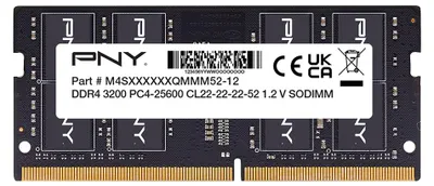 Obrázek produktu pro PNY Performance, 16 GB, 1 x 16 GB, DDR4, 3200 MHz, 260-pin SO-DIMM