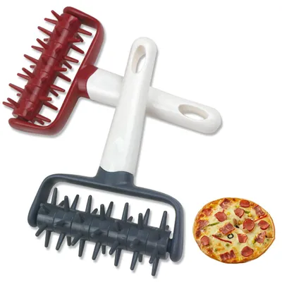 Zdjęcie produktu dla Zestaw 2 narzędzi do rozwałkowywania ciasta na pizzę, idealnych do pieczenia