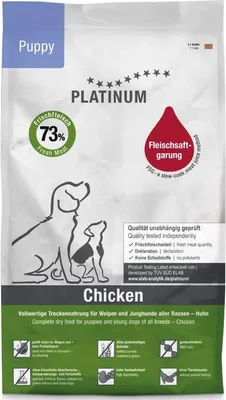 Productafbeelding van PLATINUM Welpenvoer, kip, halfvochtig voer, 15 kg