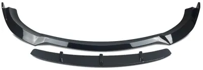 Image de Splitter avant, adaptation OEM, installation facile, noir brillant