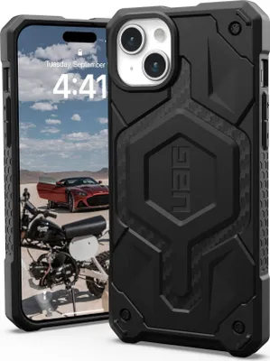 Zdjęcie produktu dla Uag Monarch Pro - Obudowa Ochronna Do Iphone 15 Plus Kompatybilna Z Magsafe (Carbon Fiber)