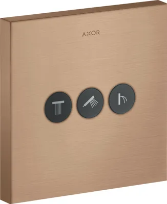 Image de hansgrohe AXOR Starck ShowerSelect Robinet carré encastré pour 3 consommateurs, 36717310