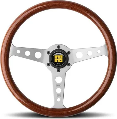 Immagine prodotto di Volante sportivo Momo VINDYHERMW35 27X26mm 350mm legno alluminio