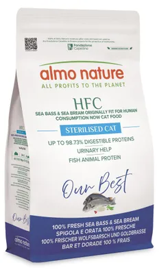Productafbeelding van Almo Nature HFC Our Best - Volwassen kattenvoer voor gesteriliseerde katten - Droogvoer