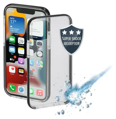 Image de Hama 00196944 - Coque - Apple - iPhone 13 mini - Noir - Transparent