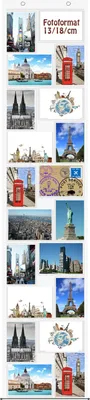 Produktbild von Fotovorhang für 20 Fotos 13 x 18
