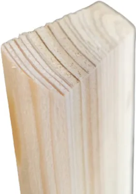 Produktbild von Zaunlatte 9x2x140  Sibirische Lärche Form B