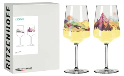 Cocktailglas-Set 2er-Pack 500 ml Kristallglas
