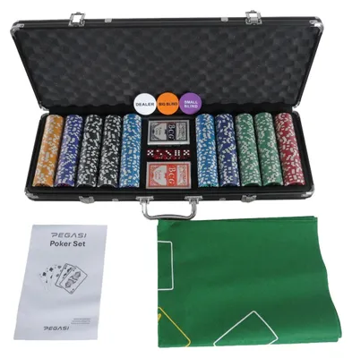 Produktbild von Pegasi Pokerset 500 Chips Koffer Ultimate Value