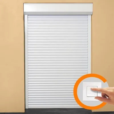 Image de FRANCE-COMBI Volet roulant aluminium moteur à câble - L 150 x H 220 cm