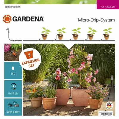 Image de Kit d'extension Micro-Drip Système Gardena Pots de plantes