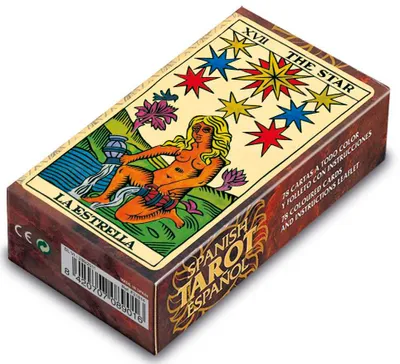 Produktbild von Fournier Tarotkarten Spanish Tarot - Kartenspiel klassisch 78 Karten