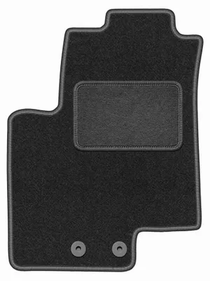 Produktbild von Fahrermatte Velours für Hyundai ix20 2010-2018 (Minivan) – 1-tlg, Graphit, passgenau – Wielganizator LUX