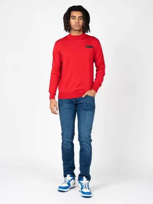Zdjęcie produktu dla Plein Sport Sweter - MLPS90352 - Czerwony- Rozmiar: XL(EU)