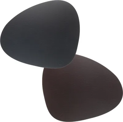 Produktbild von LIND DNA DOUBLE BULL Tischset Curve L brown/black