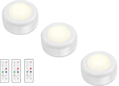 Image de INF Spot LED avec télécommande Paquet de 3