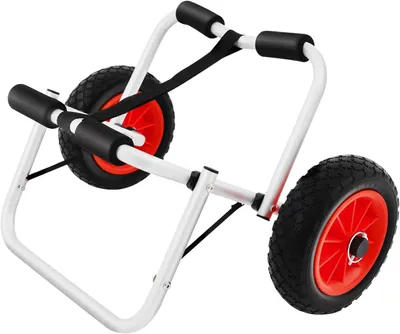 Produktbild von Kajakwagen für den Transport von Booten, klappbar und abnehmbar, Tragfähigkeit 80 kg