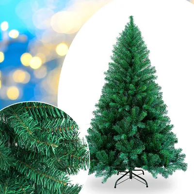 Produktbild von SWANEW Weihnachtsbaum künstlicher Christbaum Tannenbaum Dekobaum Weihnachtsdeko 180cm Grün